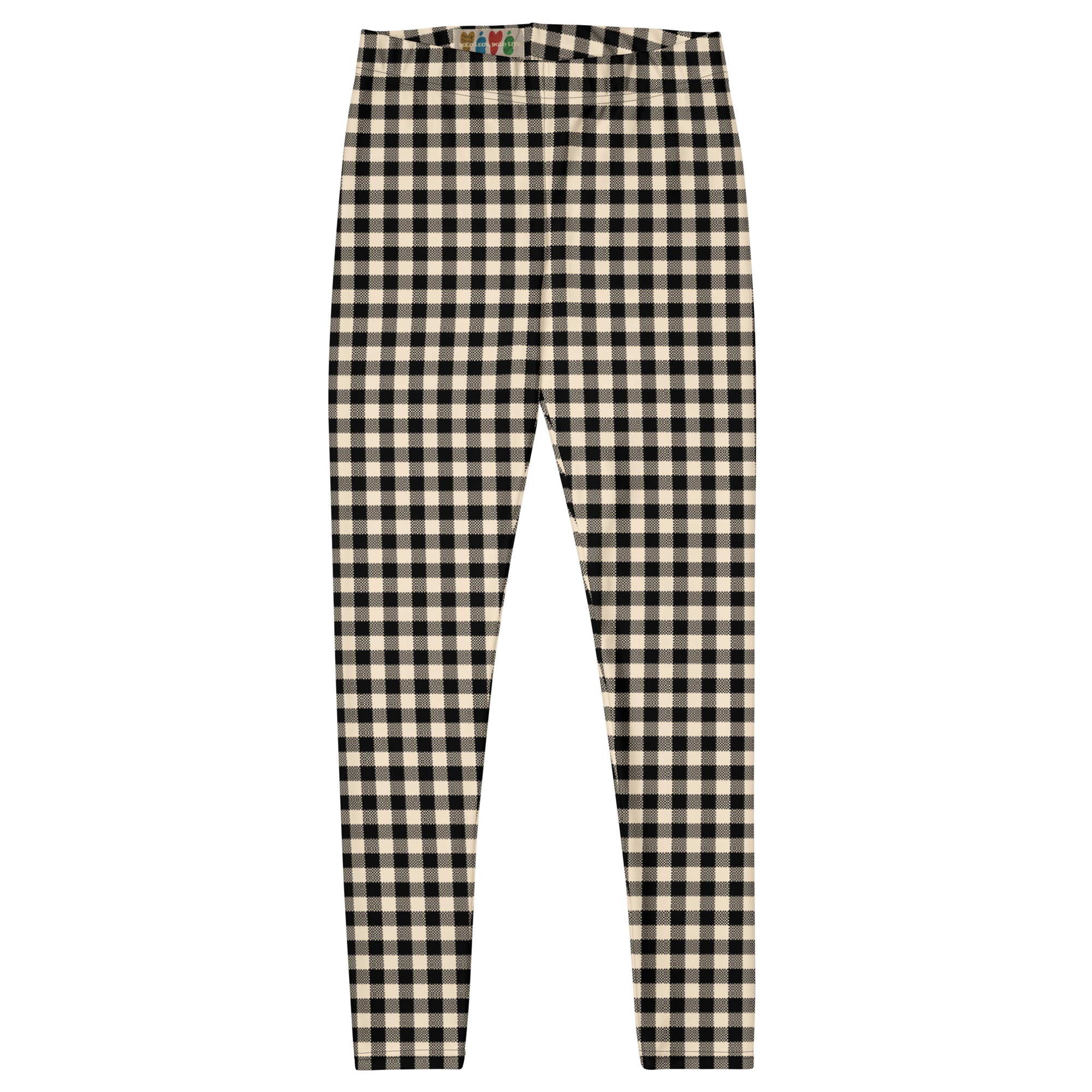studio-yeye-gingham-leggings-black-white-front-flat