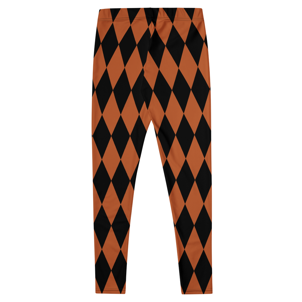 studio-yeye-harlequin-diamond-leggings-burnt-orange-black