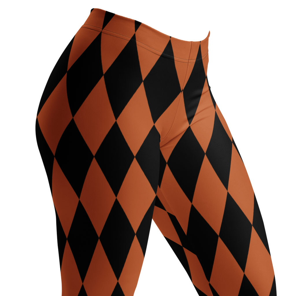 studio-yeye-harlequin-diamond-leggings-burnt-orange-black