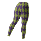 studio-yeye-harlequin-diamond-leggings-green-purple-tim burton