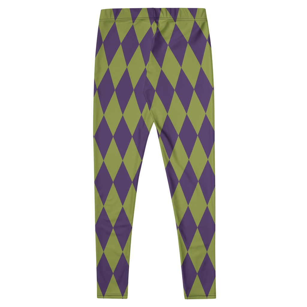 studio-yeye-harlequin-diamond-leggings-green-purple-tim burton