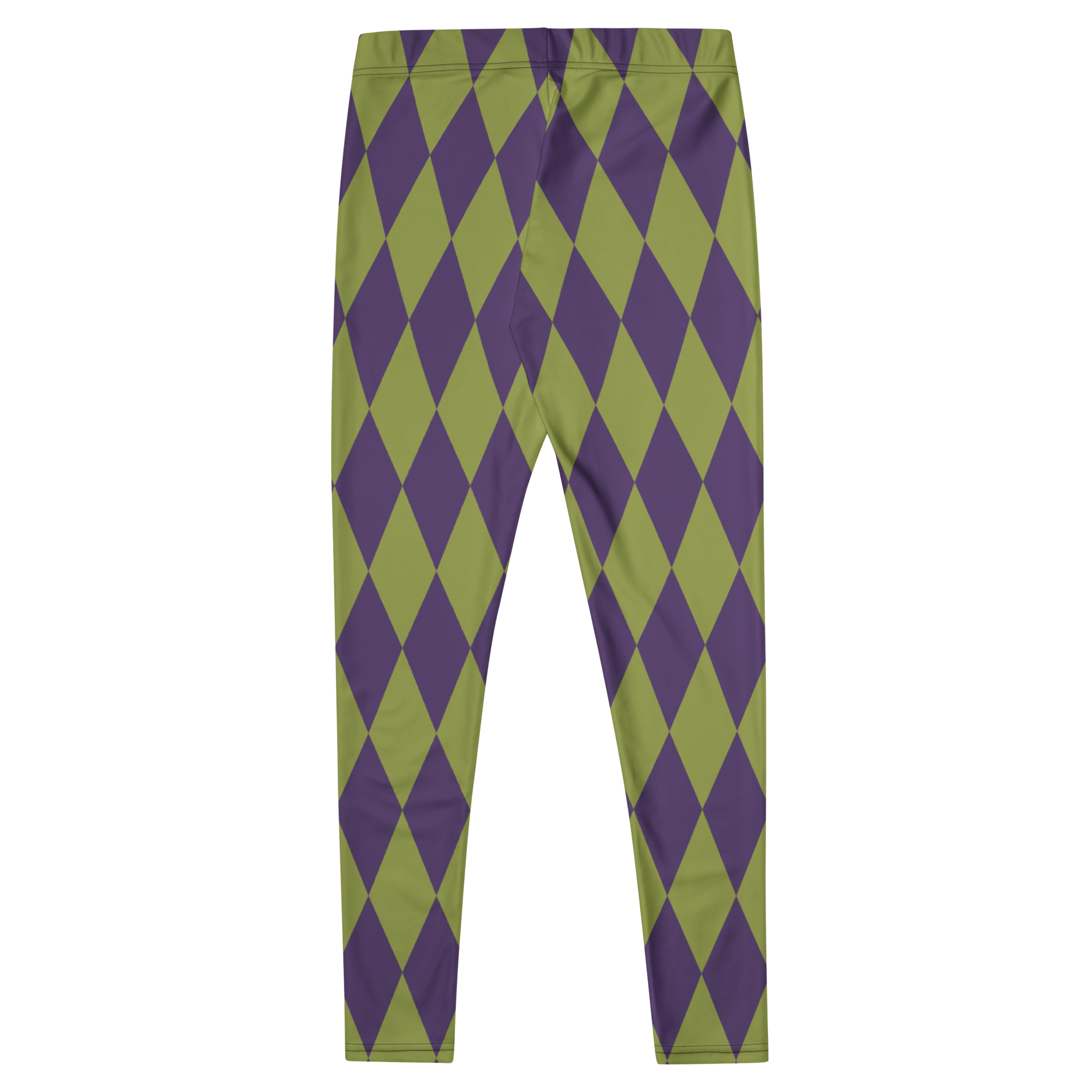 studio-yeye-harlequin-diamond-leggings-green-purple-tim burton