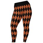 studio-yeye-harlequin-diamond-plus-size-leggings-orange-front