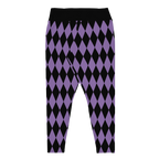 studio-yeye-harlequin-diamond-plus-size-leggings-purple-black-flat-back