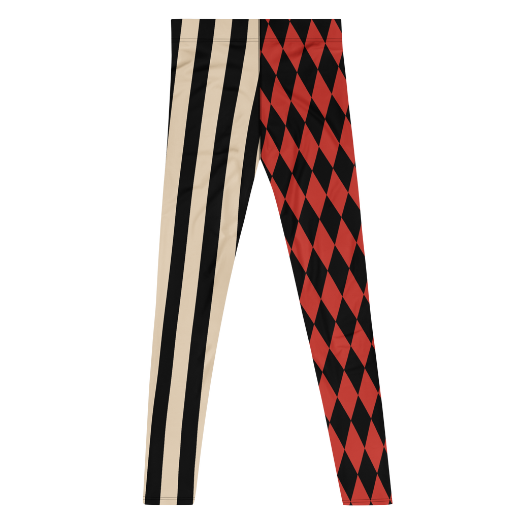 studio-yeye-harlequin-jester-mens-leggings-red-black-flat-back
