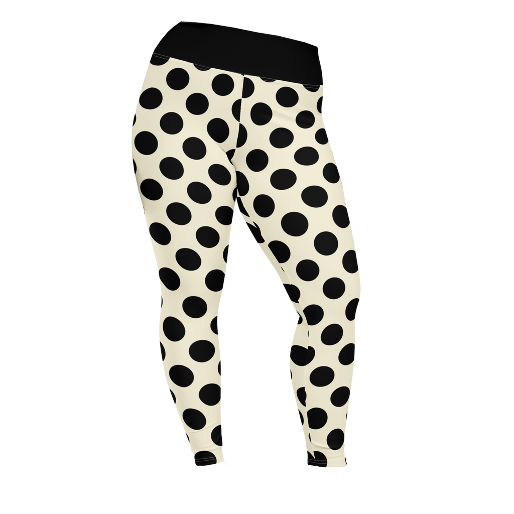 studio-yeye-ladybug-black-white-plus-size-leggings-front