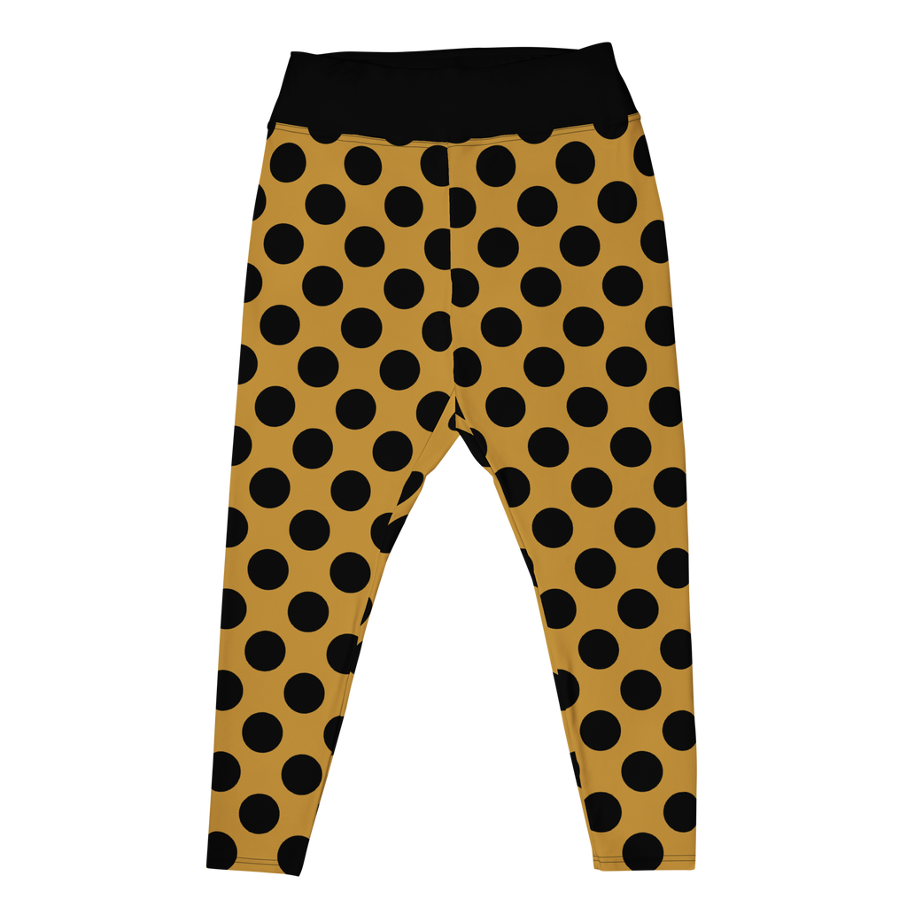 studio-yeye-ladybug-plus-size-leggings-mustard-black-flat-front