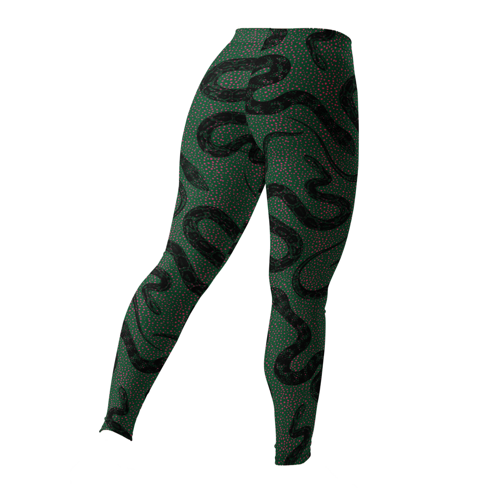 studio-yeye-leggings-snake-pink-dots-green
