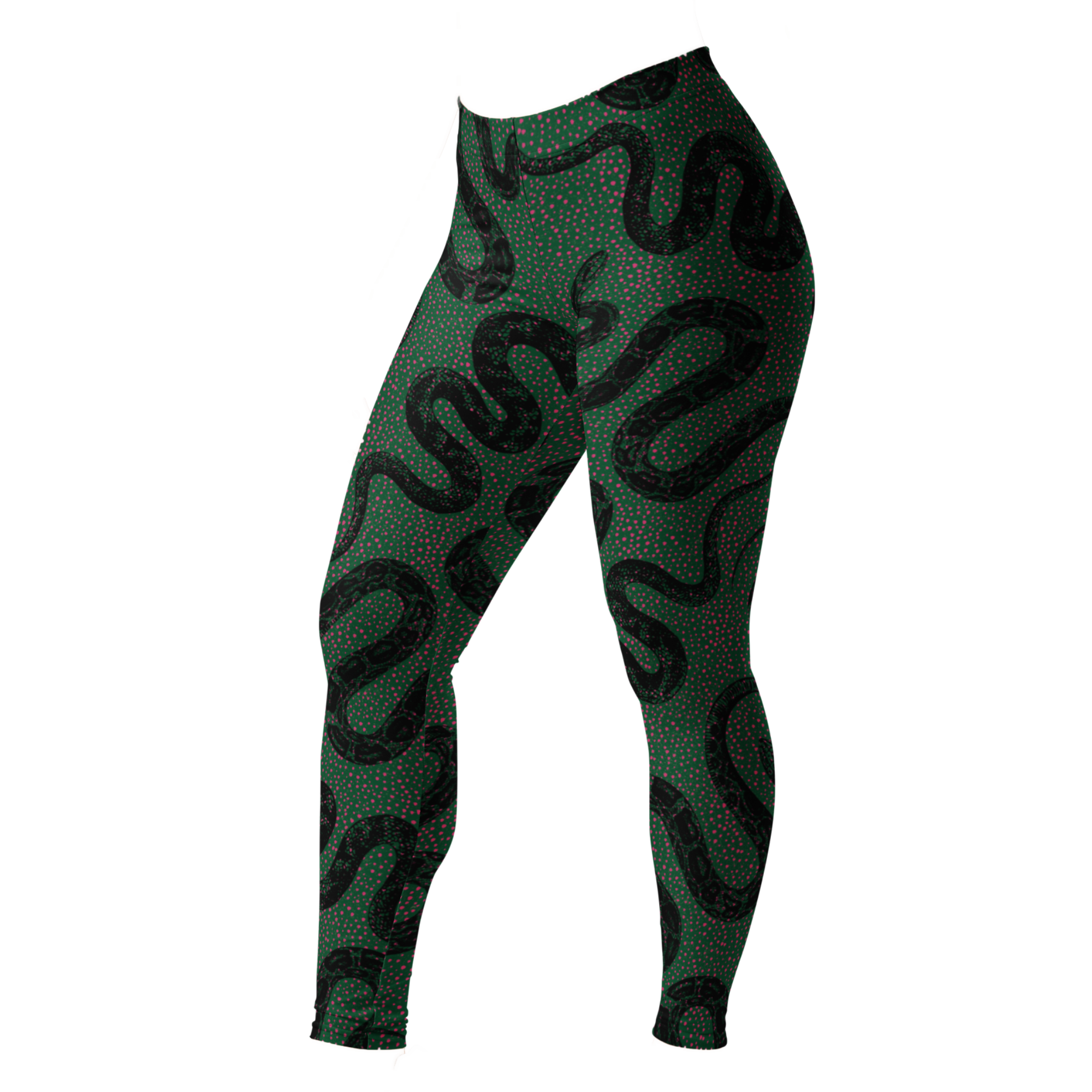 studio-yeye-leggings-snake-pink-dots-green