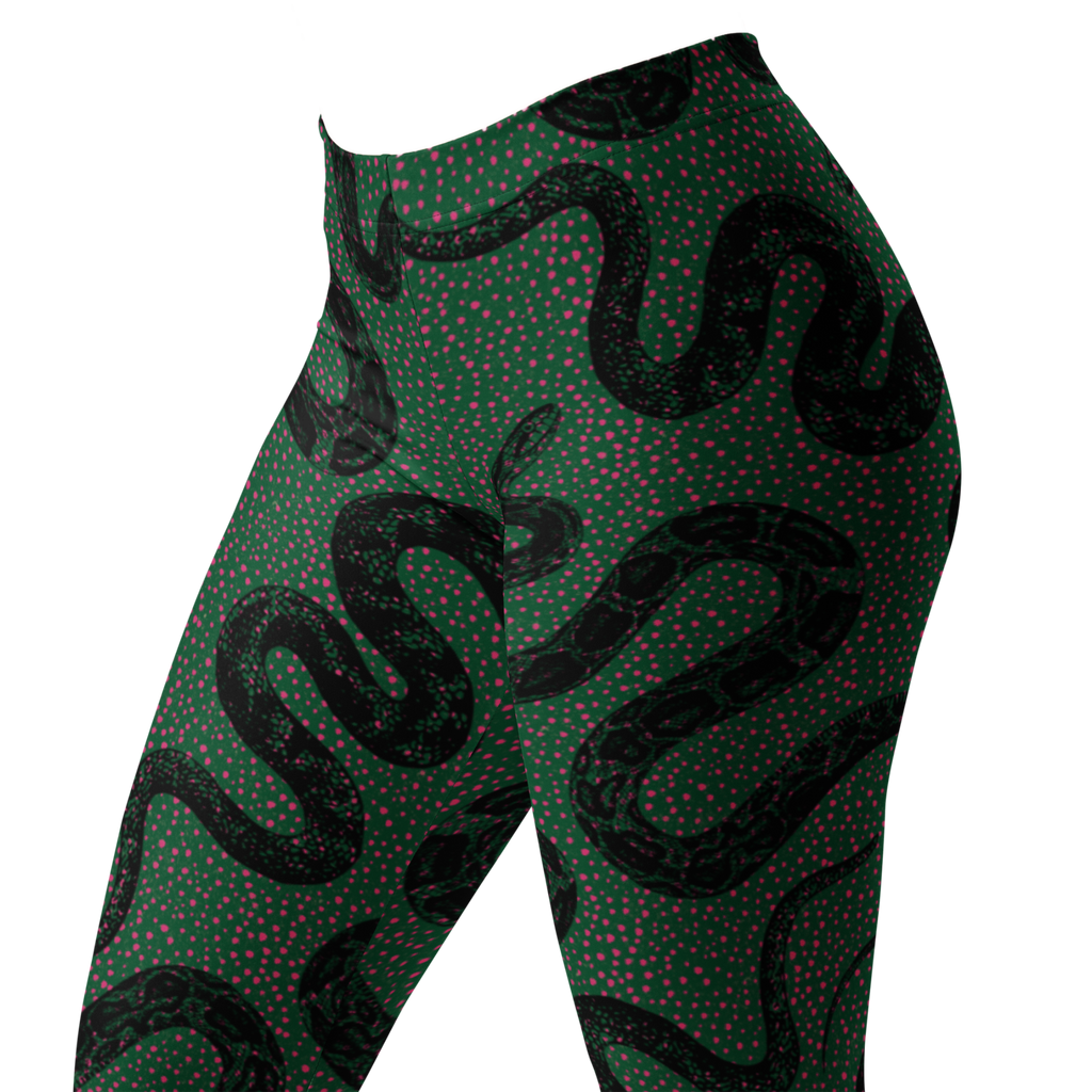 studio-yeye-leggings-snake-pink-dots-green
