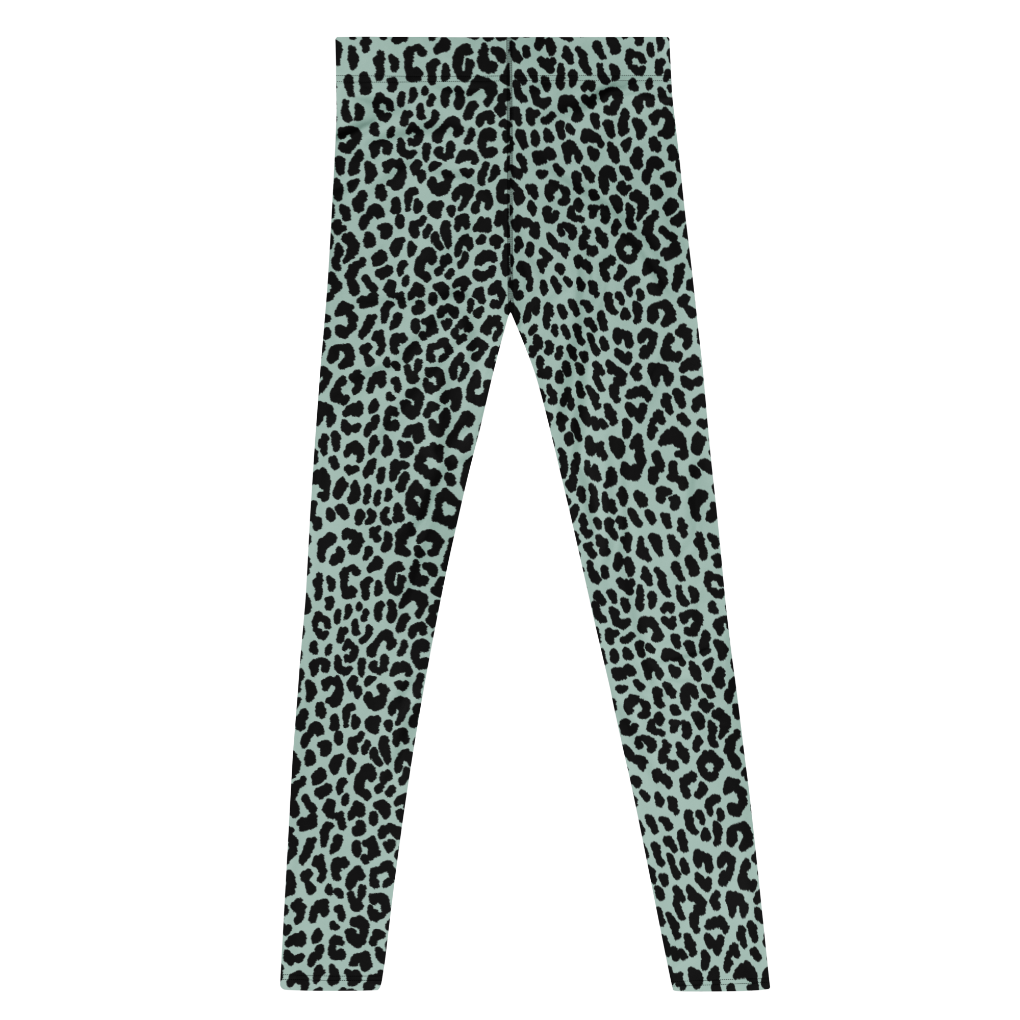 studio-yeye-leopard-love-mens-leggings-mint-blue-black-back