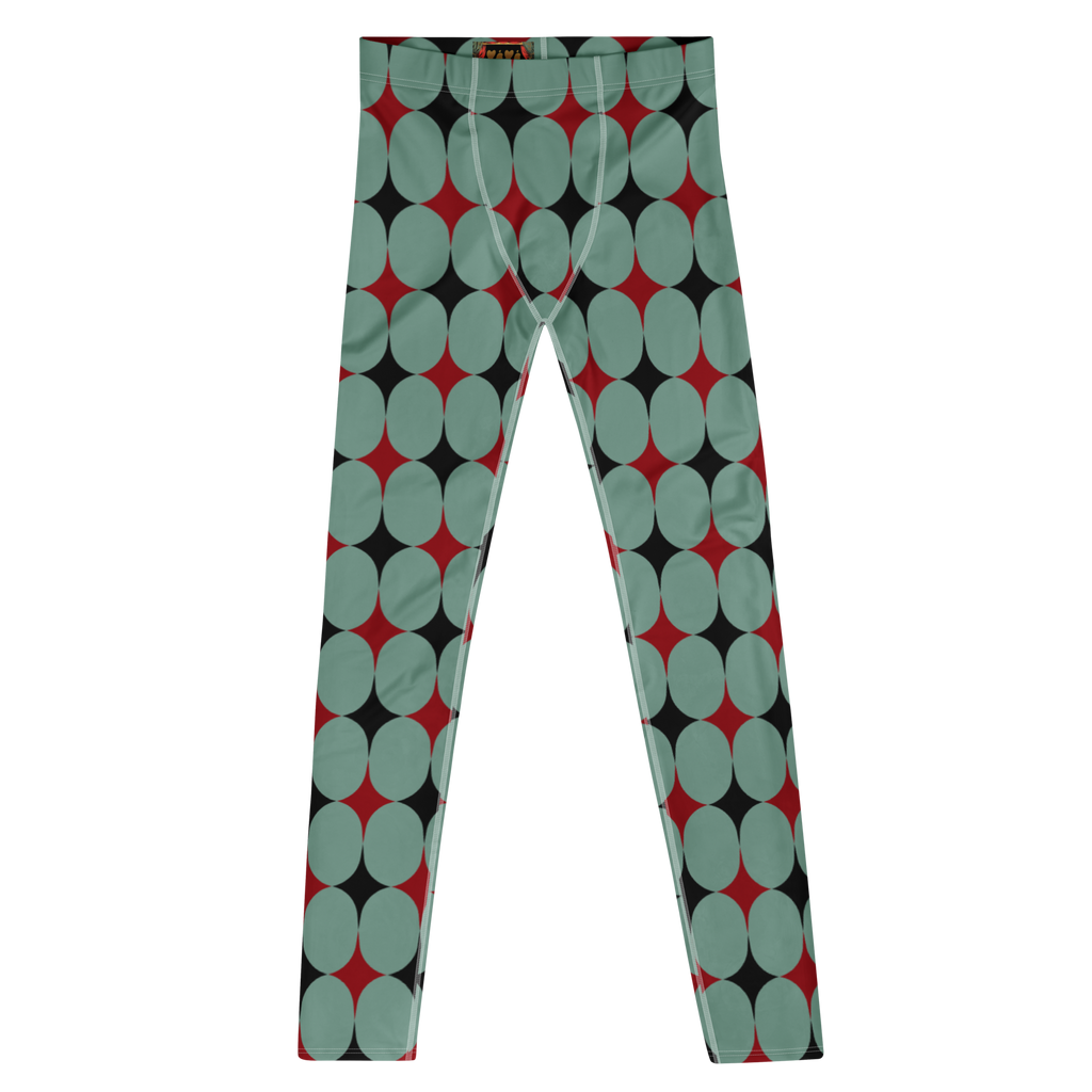 studio-yeye-mens-leggings-stardust-diamond-mid-century-mint