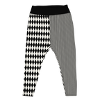 studio-yeye-plus-size-leggings-pinstripe-jester-black and white