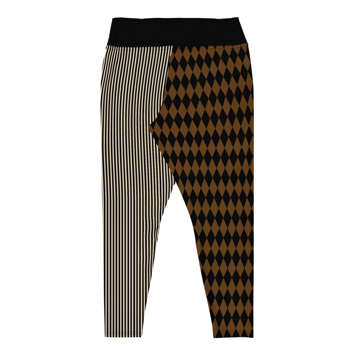 studio-yeye-plus-size-leggings-pinstripe-jester-brown-flat-back