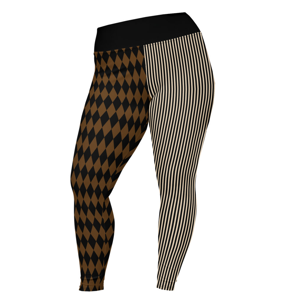 studio-yeye-plus-size-leggings-pinstripe-jester-brown-front