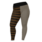 studio-yeye-plus-size-leggings-pinstripe-jester-brown-front