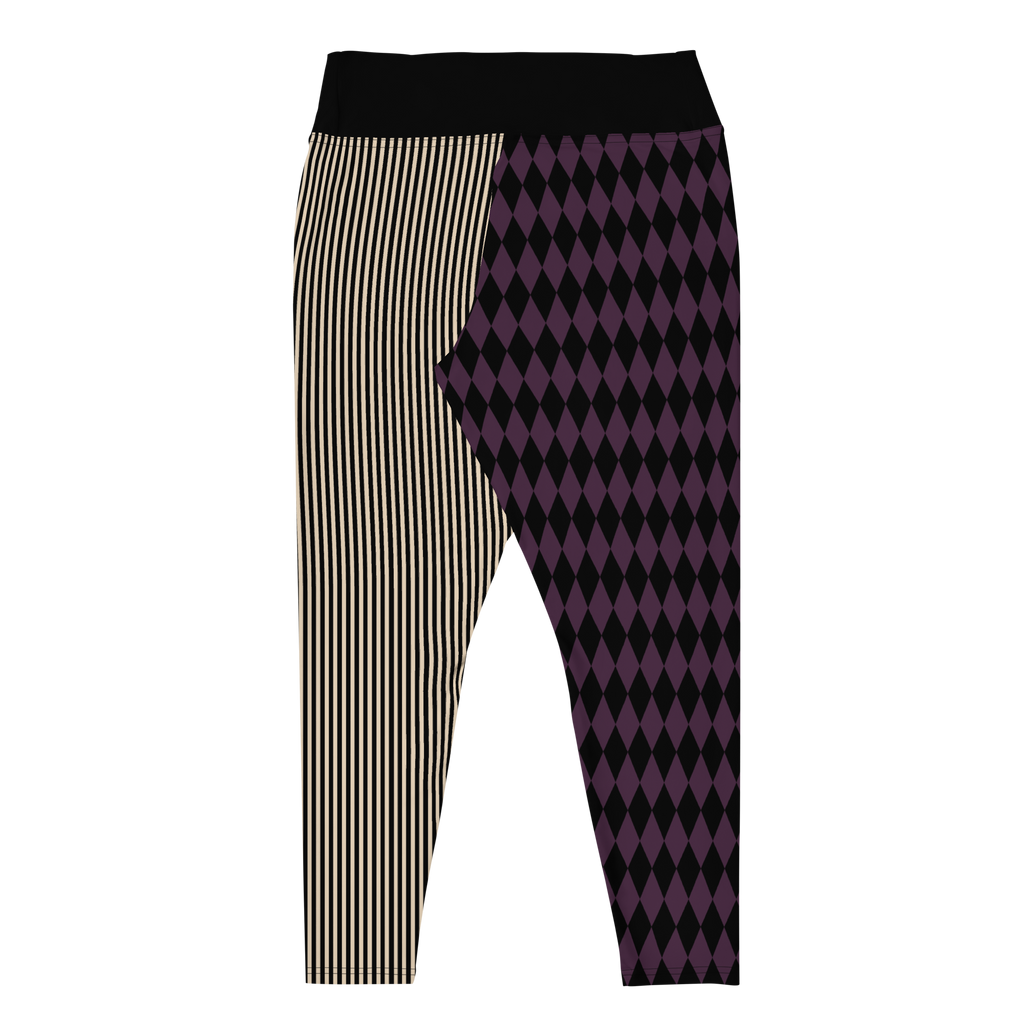 studio-yeye-plus-size-leggings-pinstripe-jester-eggplant-flat-back