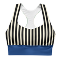 Circus core stripe sports bra