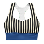 Circus core stripe sports bra