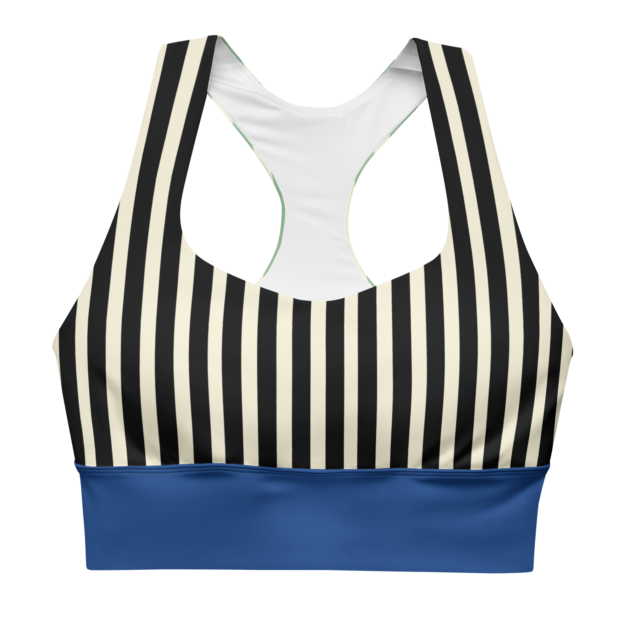 Circus core stripe sports bra