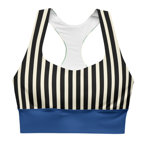 Circus core stripe sports bra