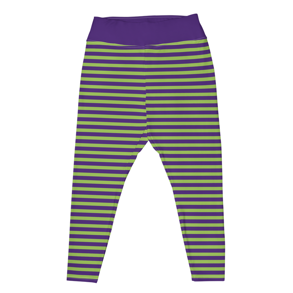 studio-yeye-stripe-plus-size-legging-lime-green-purple-flat-front