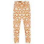 Retro hand-illustrated blooms packed tight in orange — cheerful, bold, and bursting with 60s flower power. Illustrated by YéYé.