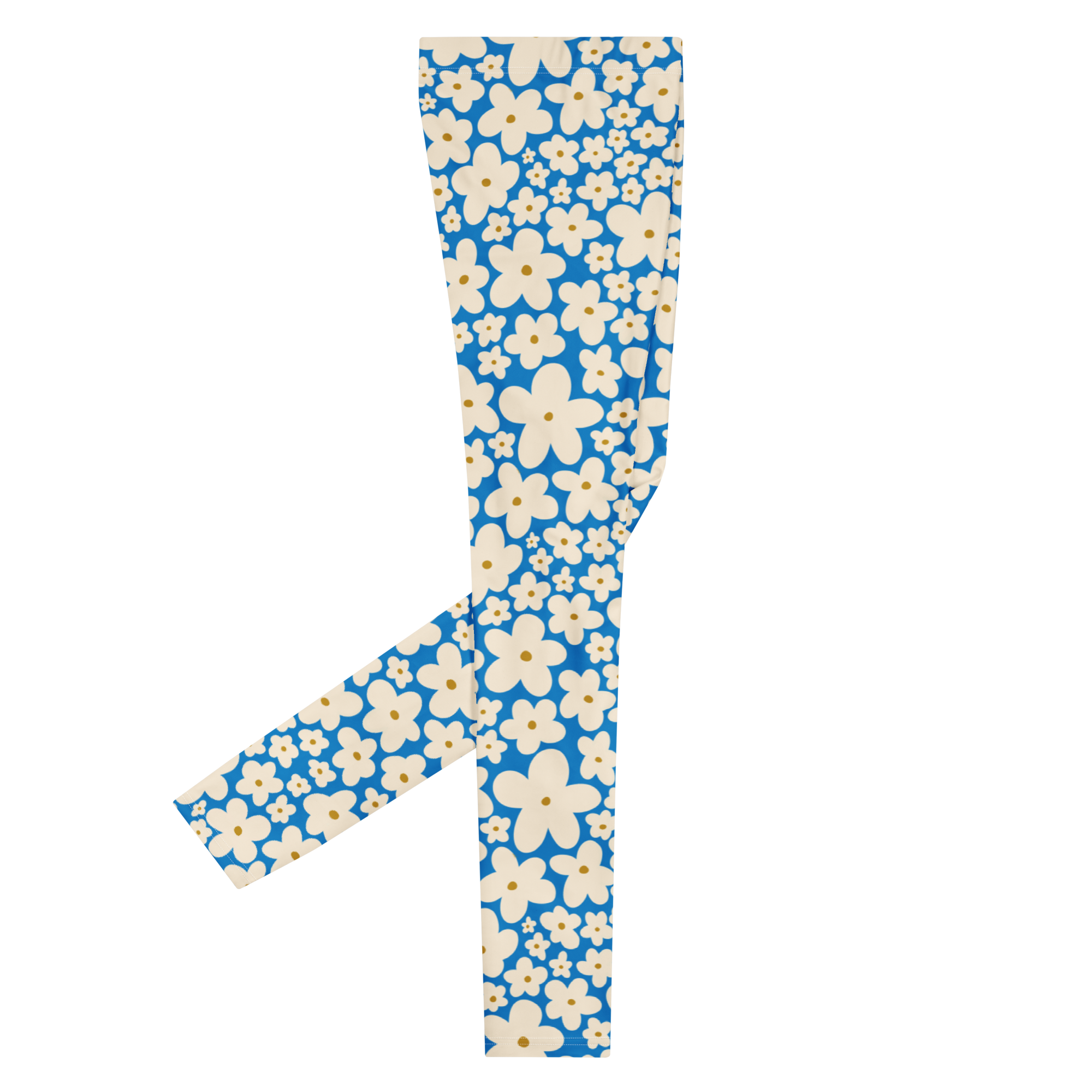 studio-yeye-sunny-bloom-mens-leggings-blue-flat-side-left