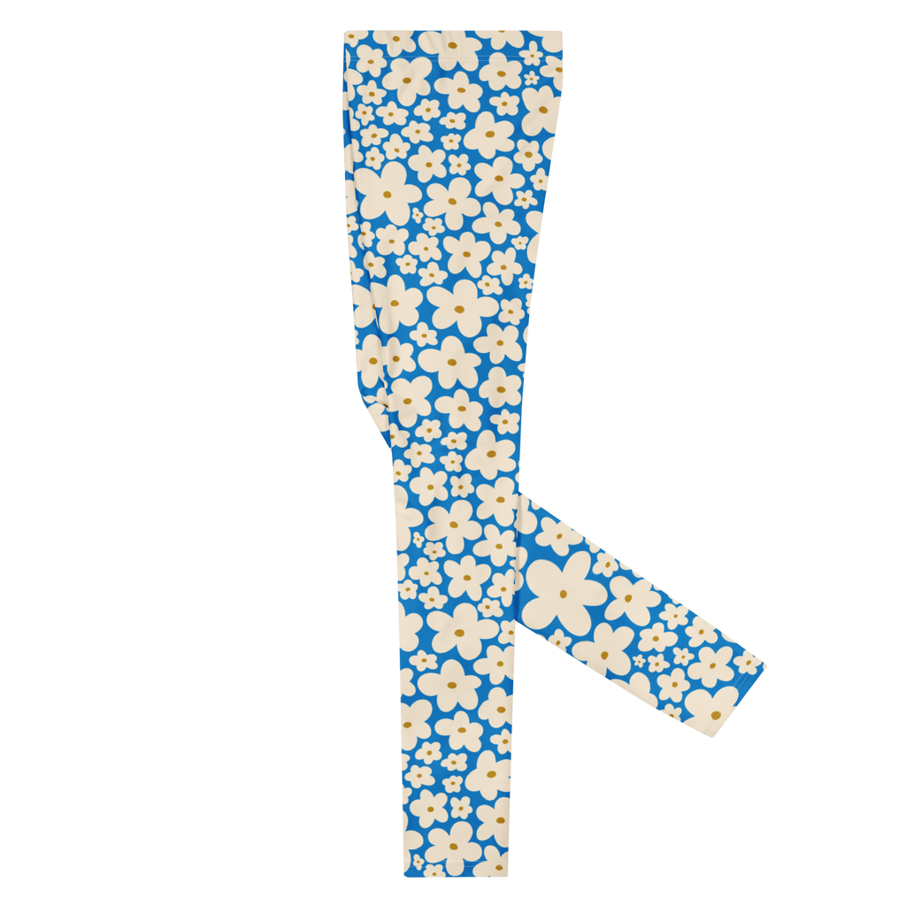 studio-yeye-sunny-bloom-mens-leggings-blue-flat-side