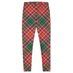 Oversized diagonal tartan in bold pink and green — maximalist, eye-catching, and undeniably fun.