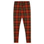Retro red tartan plaid leggings by YéYé