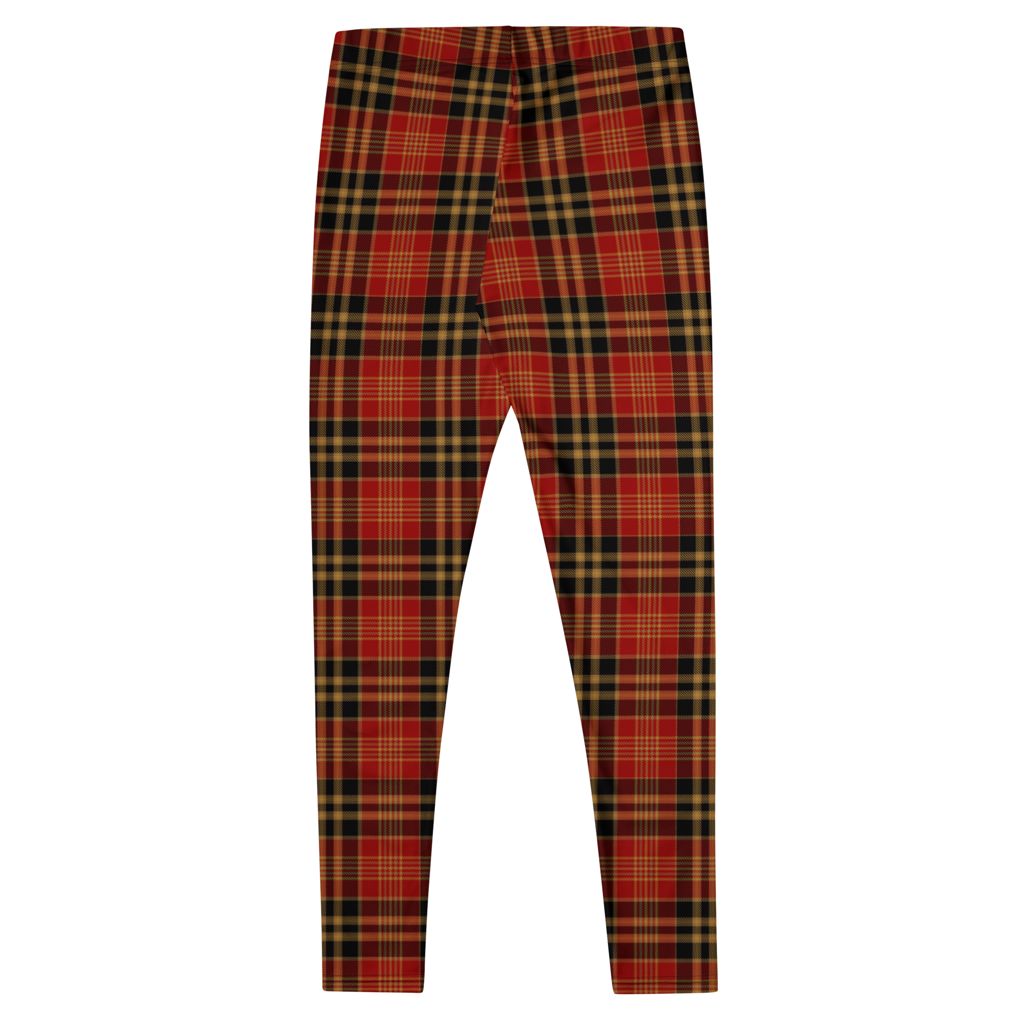 Retro red tartan plaid leggings by YéYé