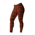 Retro red tartan plaid leggings by YéYé