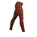 Retro red tartan plaid leggings by YéYé