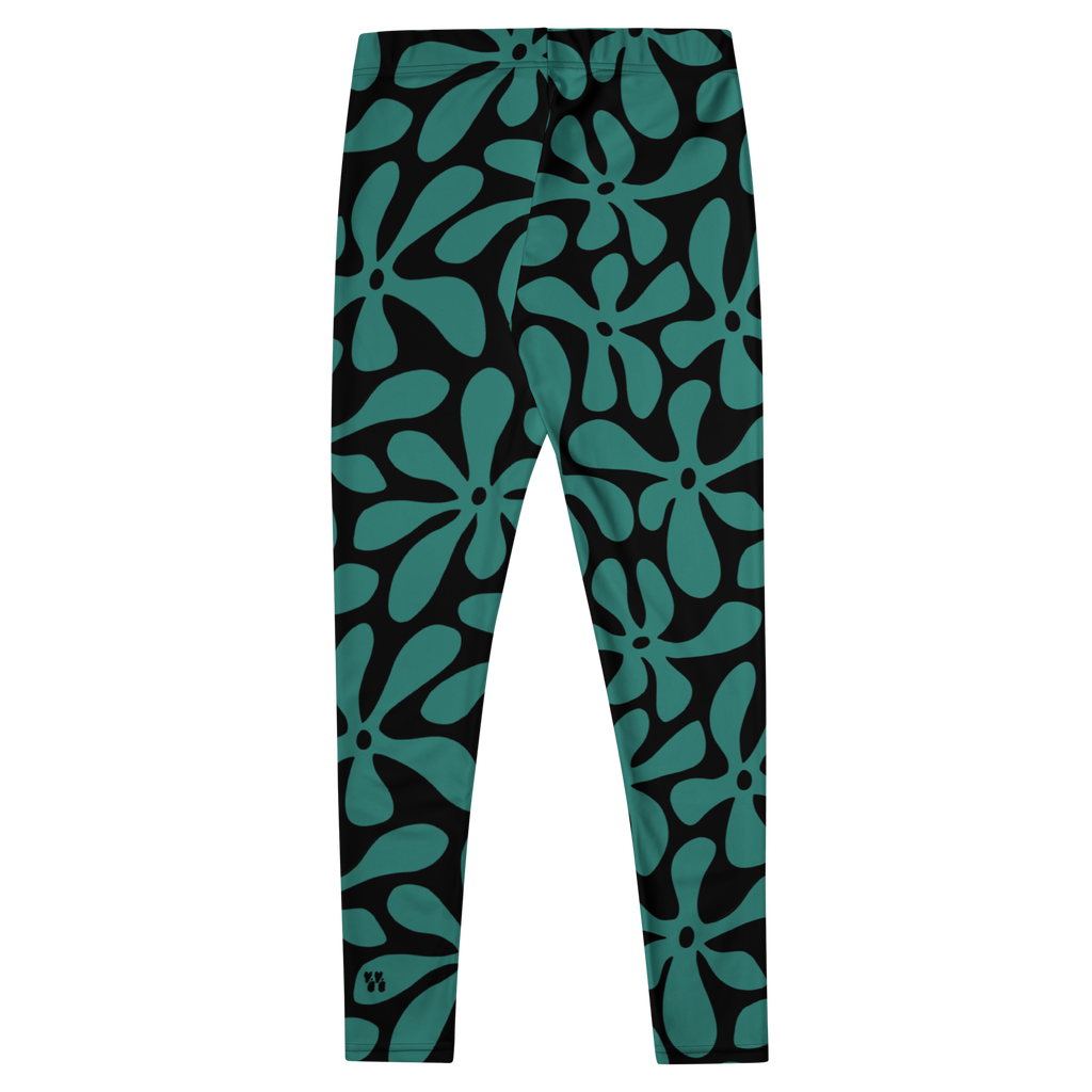 studio-yeye-vintage-maui-leggings-teal-flat-back