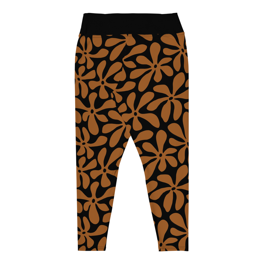 studio-yeye-vintage-maui-plus-size-leggings-brown-flat-back