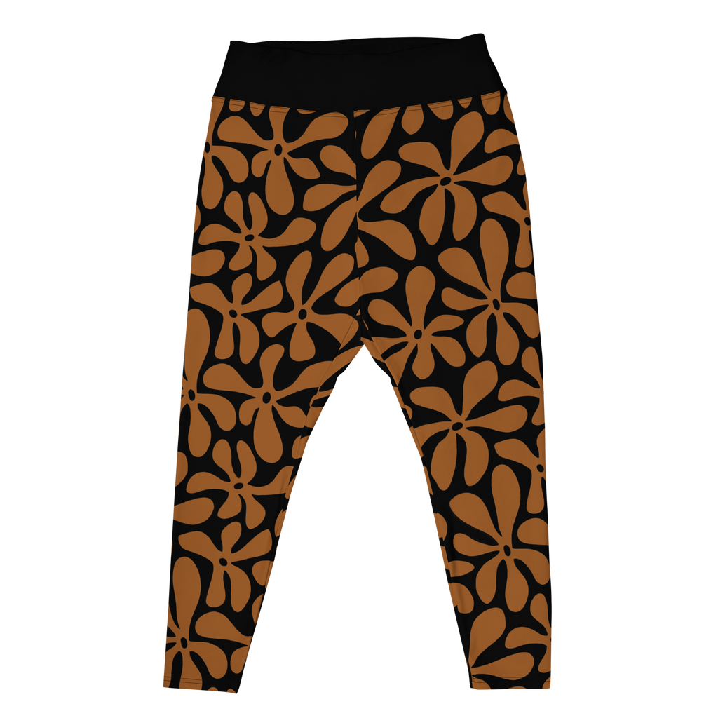 studio-yeye-vintage-maui-plus-size-leggings-brown-flat-front