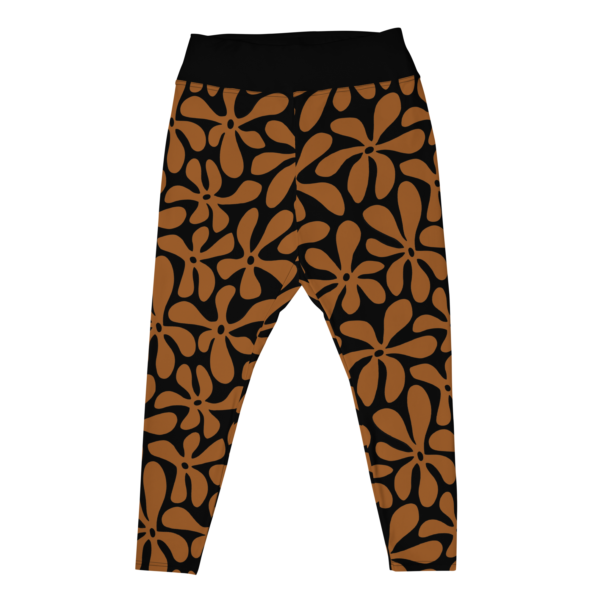 studio-yeye-vintage-maui-plus-size-leggings-brown-flat-front