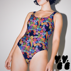 RAINBOW BLOOM One-piece swimsuit
