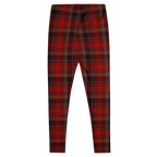 Bold red tartan leggings for punk, grunge and trad style. A classic that never quits. Recycled materials, UPF 50+, squat-proof. 