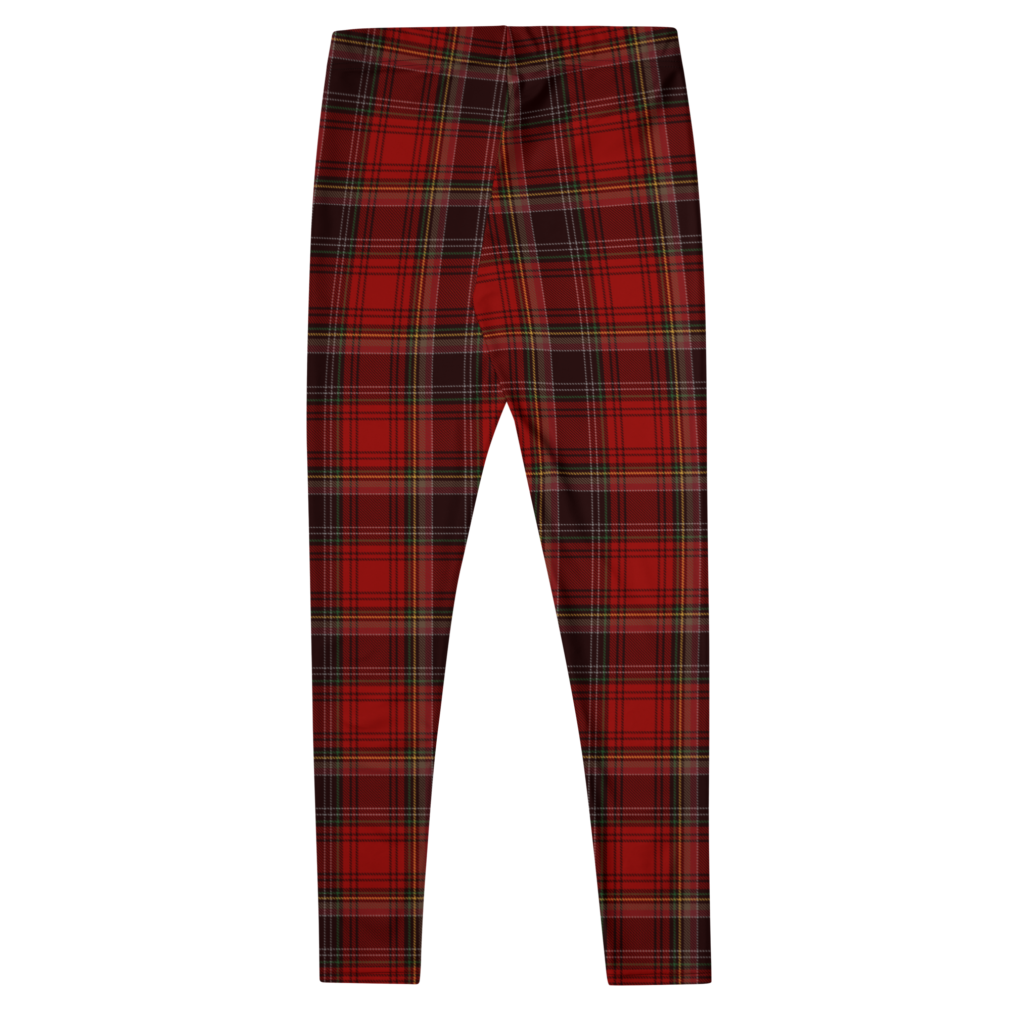 Bold red tartan leggings for punk, grunge and trad style. A classic that never quits. Recycled materials, UPF 50+, squat-proof. 
