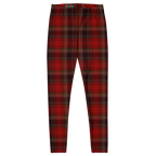 Bold red tartan leggings for punk, grunge and trad style. A classic that never quits. Recycled materials, UPF 50+, squat-proof. 