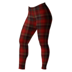 Bold red tartan leggings for punk, grunge and trad style. A classic that never quits. Recycled materials, UPF 50+, squat-proof. 