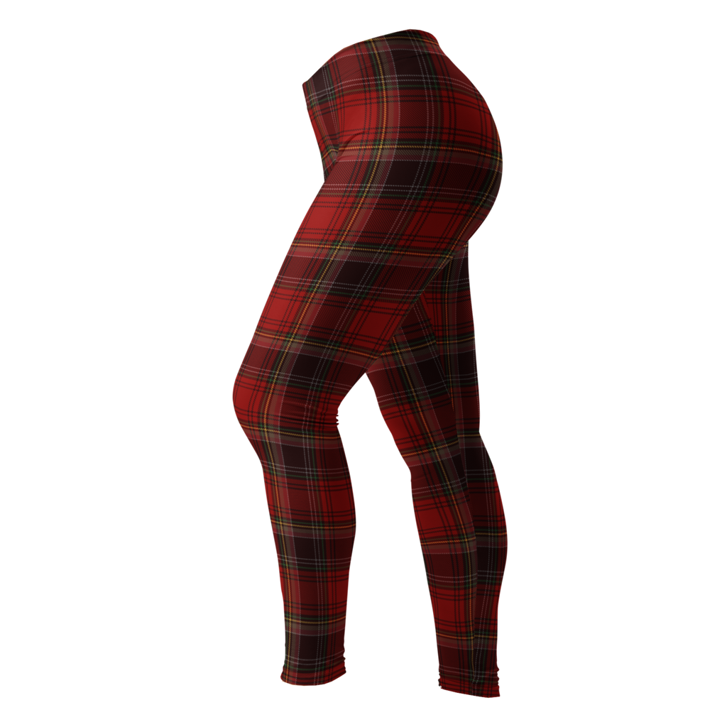 Bold red tartan leggings for punk, grunge and trad style. A classic that never quits. Recycled materials, UPF 50+, squat-proof. 