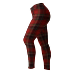 Bold red tartan leggings for punk, grunge and trad style. A classic that never quits. Recycled materials, UPF 50+, squat-proof. 