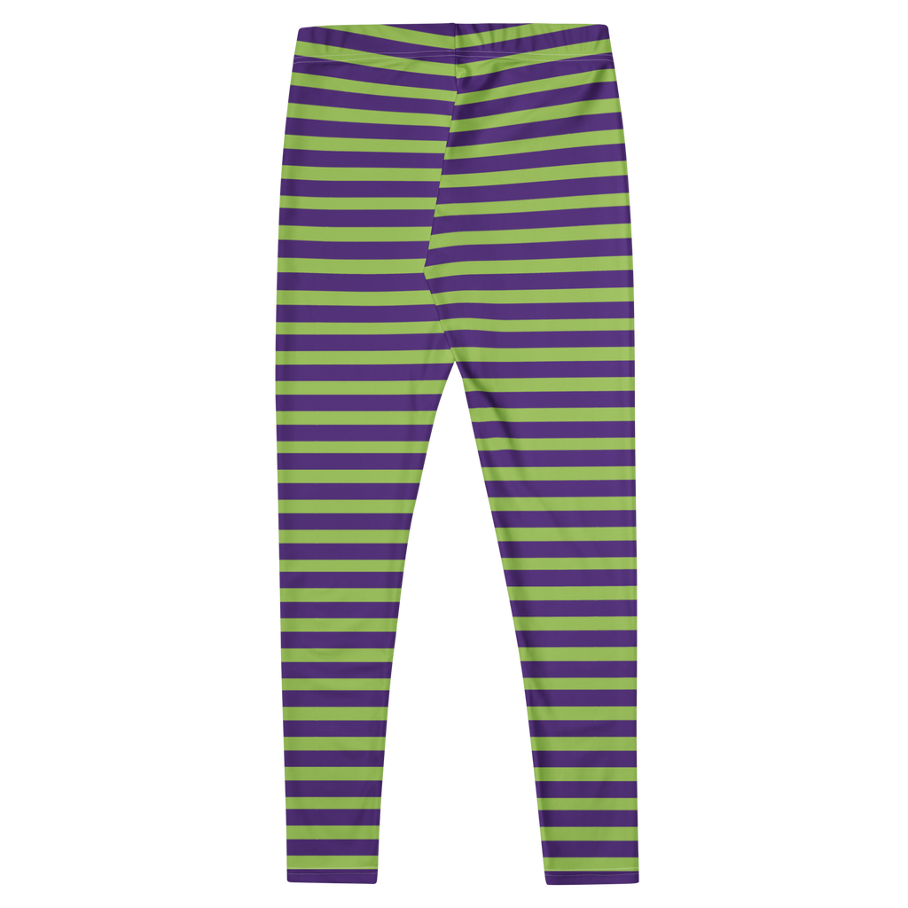Designed by Studio YéYé — lime and purple stripes for your inner villain. Halloween, goth and punk-ready. Recycled materials, UPF 50+, squat-proof. Free US/EU shipping.