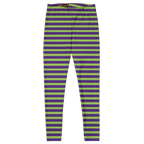 Designed by Studio YéYé — lime and purple stripes for your inner villain. Halloween, goth and punk-ready. Recycled materials, UPF 50+, squat-proof. Free US/EU shipping.